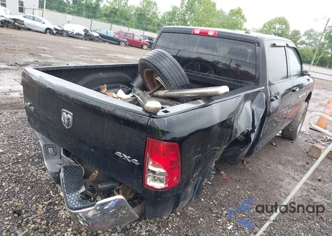 2012 Ram 1500 Slt from USA, damaged, VIN 1C6RD7LT2CS218760